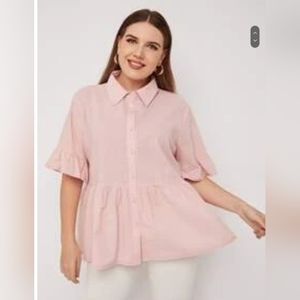 #43 Solid Button Through Babydoll